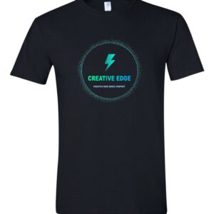 Black Creative Edge Regular Logo Shirt